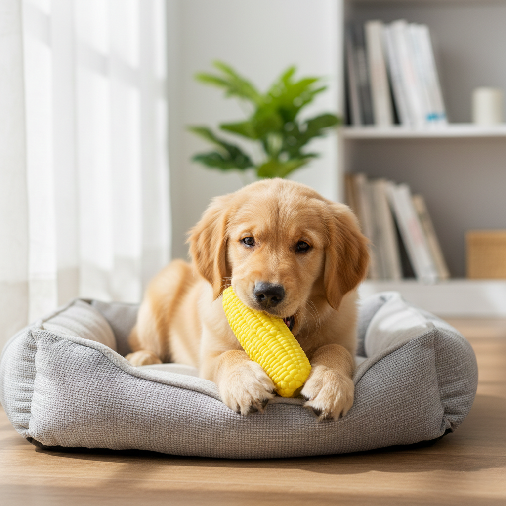 Simulation Corn Lifelike Unique Modeling Interactive Dog Toys