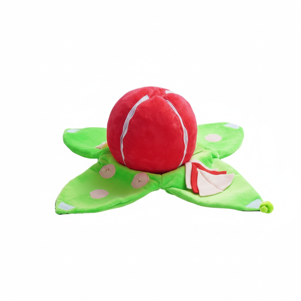Watermelon Puzzle Interactive Ruffled Squeaker