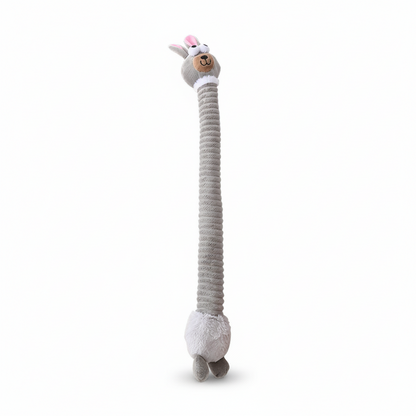 Squeaky Interactive Long-Neck Dental Chew Dog Toy