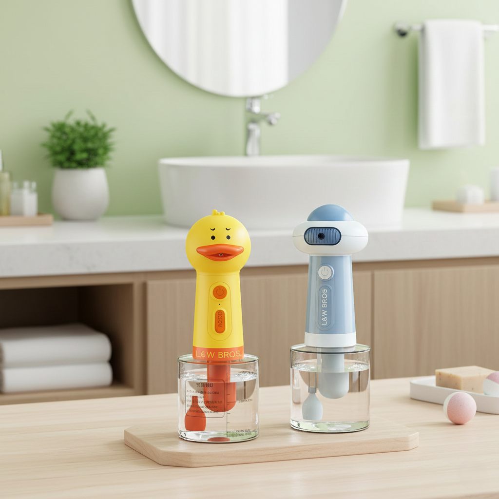 Rechargeable Pet Shower Bubble Machine Foaming Bottle