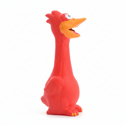 Screaming Chicken High Resonance Interactive Squeak Pet Toy