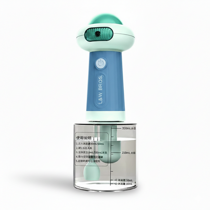 Rechargeable Pet Shower Bubble Machine Foaming Bottle