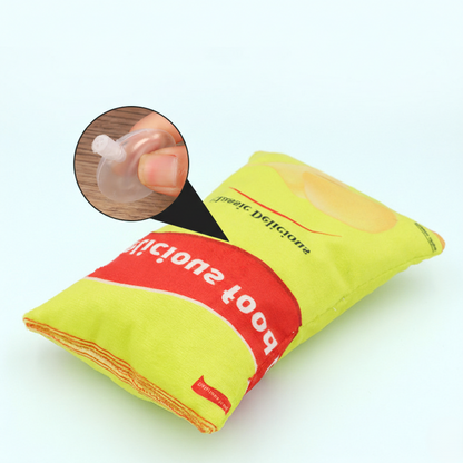 Creative Simulation Snack Bag Squeaky Potato Chip Interactive Dog Toy