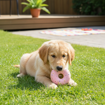 Pet Donut Collection Interactive Dental Molar Bite Toy