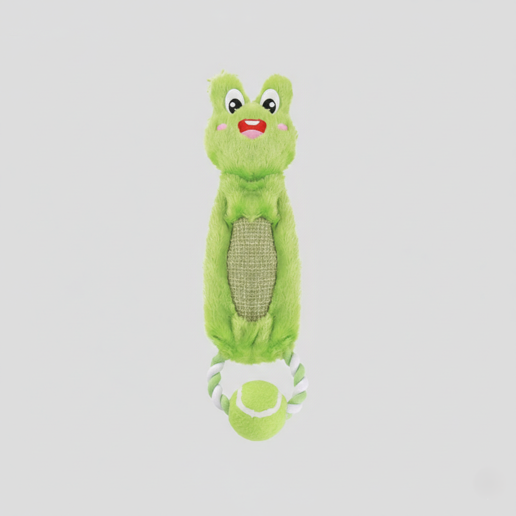 Tennis Pull Tab Collection Interactive Teeth Grinding and Cleaning Dog Toy