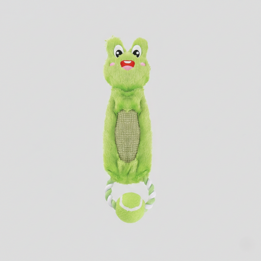 Tennis Pull Tab Collection Interactive Teeth Grinding and Cleaning Dog Toy