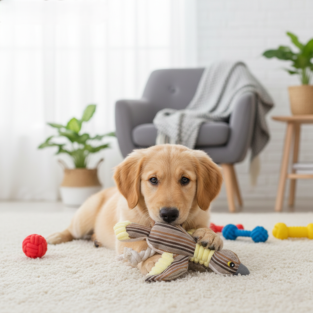 Flying Bird Collection Interactive Teeth Grinding and Cleaning Pet Toys