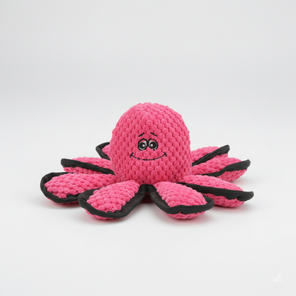 Pet Simulation Octopus Plush Squeaky Molar Bite Resistant Toy