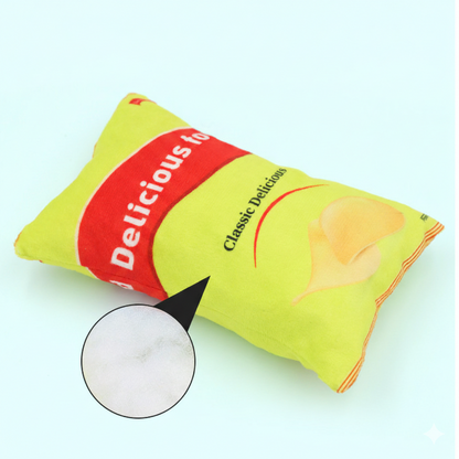 Creative Simulation Snack Bag Squeaky Potato Chip Interactive Dog Toy