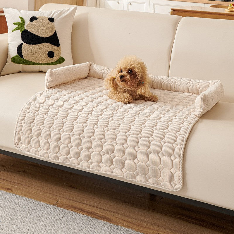 Calming Pet Sleeping Mats with Integrated Pillow