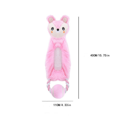 Tennis Pull Tab Collection Interactive Teeth Grinding and Cleaning Dog Toy