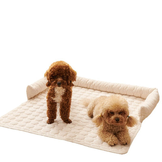 Calming Pet Sleeping Mats with Integrated Pillow