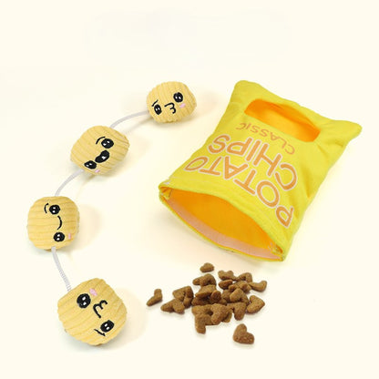 Creative Snack Hideaway Interactive Squeak Toy For Curious Pets