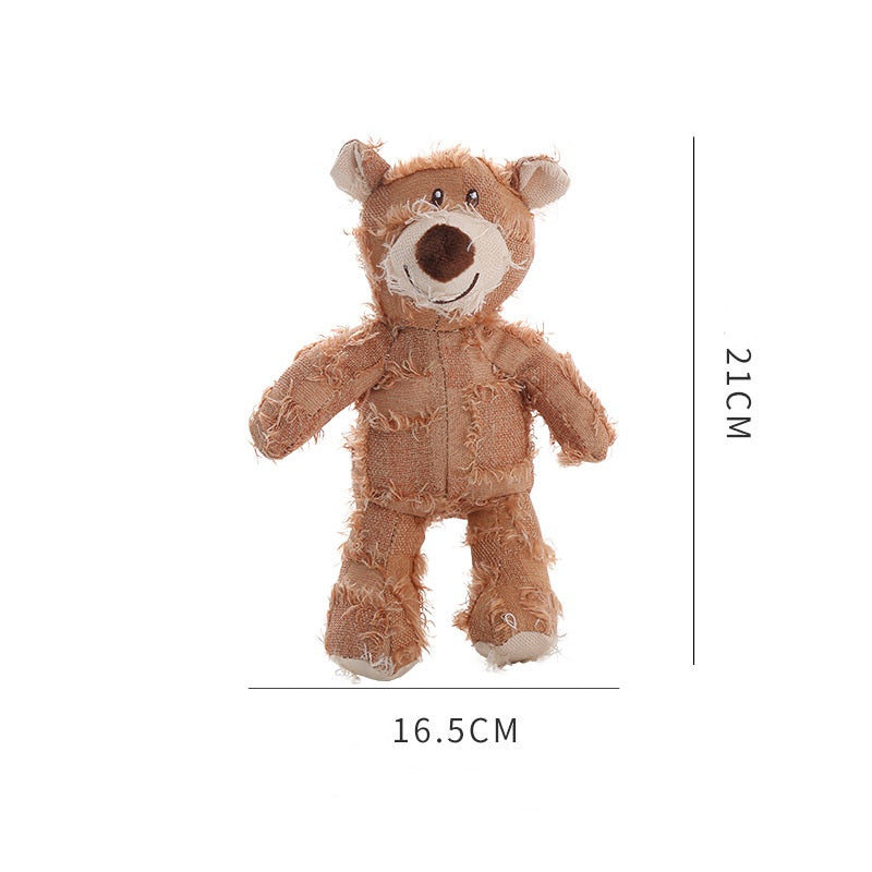 The Beggar Bear Collection Professional Teeth Cleaning Squeaky Plush