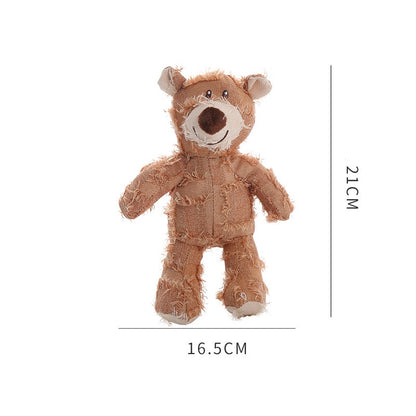 The Beggar Bear Collection Professional Teeth Cleaning Squeaky Plush