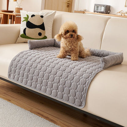 Calming Pet Sleeping Mats with Integrated Pillow