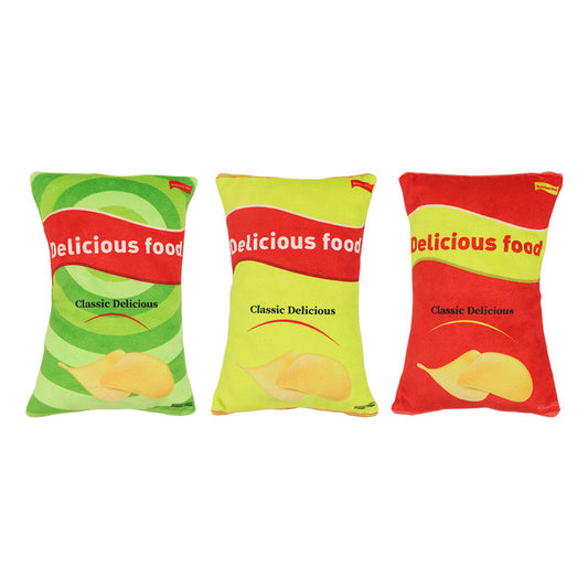 Creative Simulation Snack Bag Squeaky Potato Chip Interactive Dog Toy