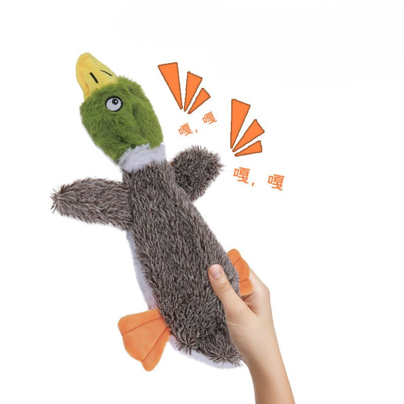 Wild Duck Squeaking Paper Entertainment Toy For Self Play And Engagement
