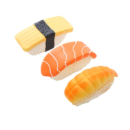 Sushi Shape Interactive Bite Toy Molar Cleaning Dental Play Tool