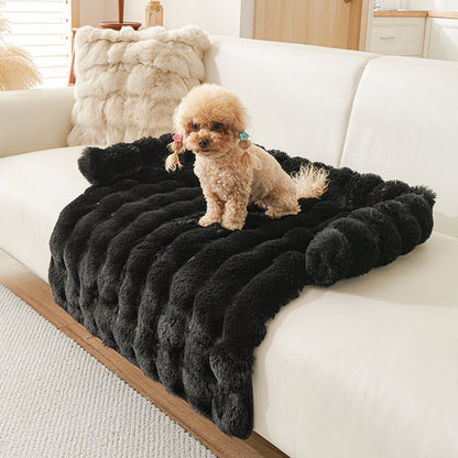 PawLabs™ 2-in-1 Premium Sofa Protector & Calming Dog Bed